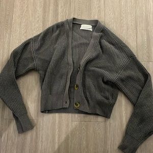 Urban outfitters cropped sweater cardigan